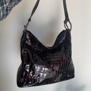 Brighton patent leather tortious shell purse
